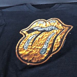 Men’s Black Rolling Stones Concert Shirt